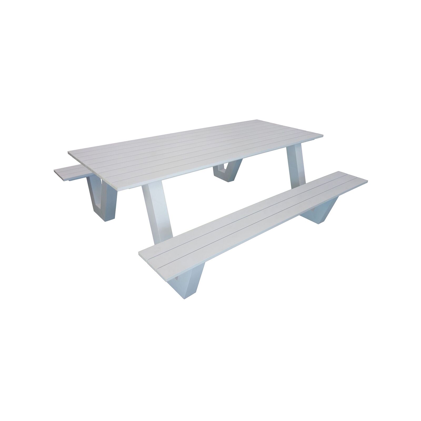 Hartman White Wave II Aluminium Bench Setting