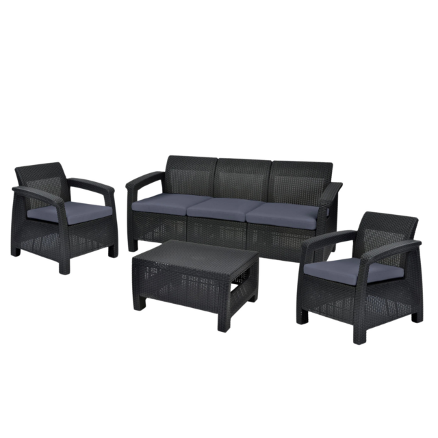 Keter Corfu 5 Seater Lounge Set