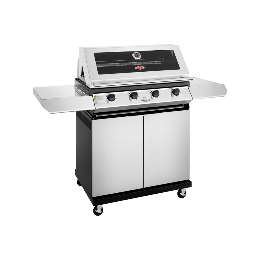 Beefeater 1200 Series 4 Burner Stainless Steel BBQ with Side Burner