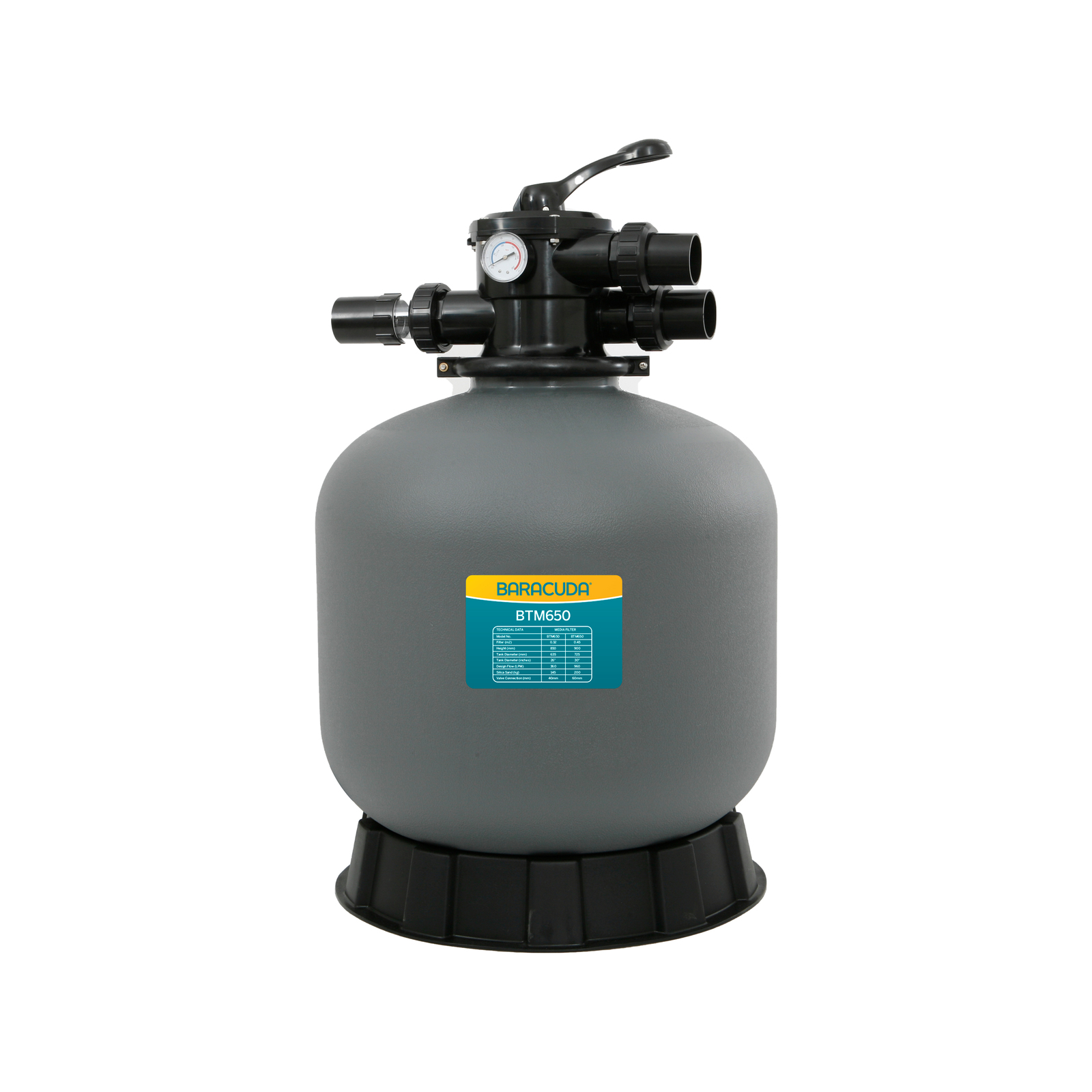 Baracuda 25" Thermoplastic Media Filter
