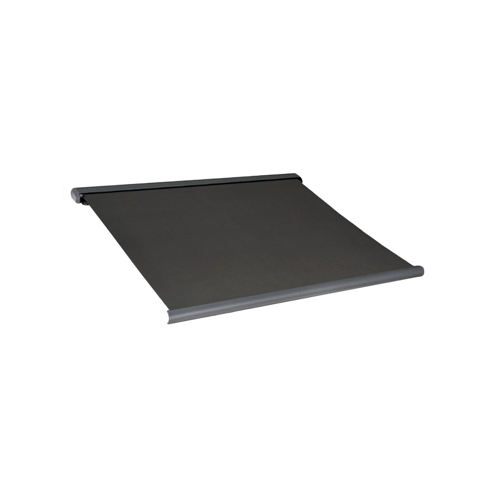Windoware 4 x 3m Black Outdoor Full Cassette Folding Arm Motorised Awning