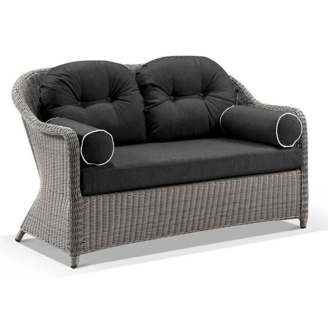 Plantation Outdoor Wicker 2 Seater Lounge
