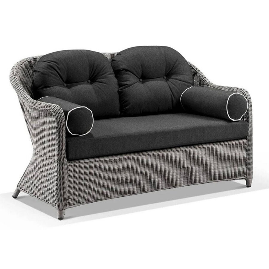 Plantation Outdoor Wicker 2 Seater Lounge