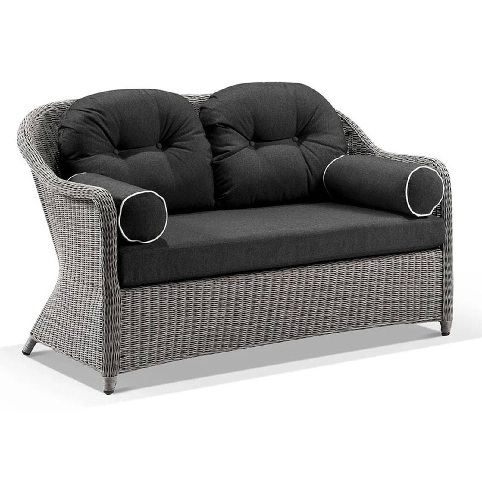 Plantation Outdoor Wicker 2 Seater Lounge