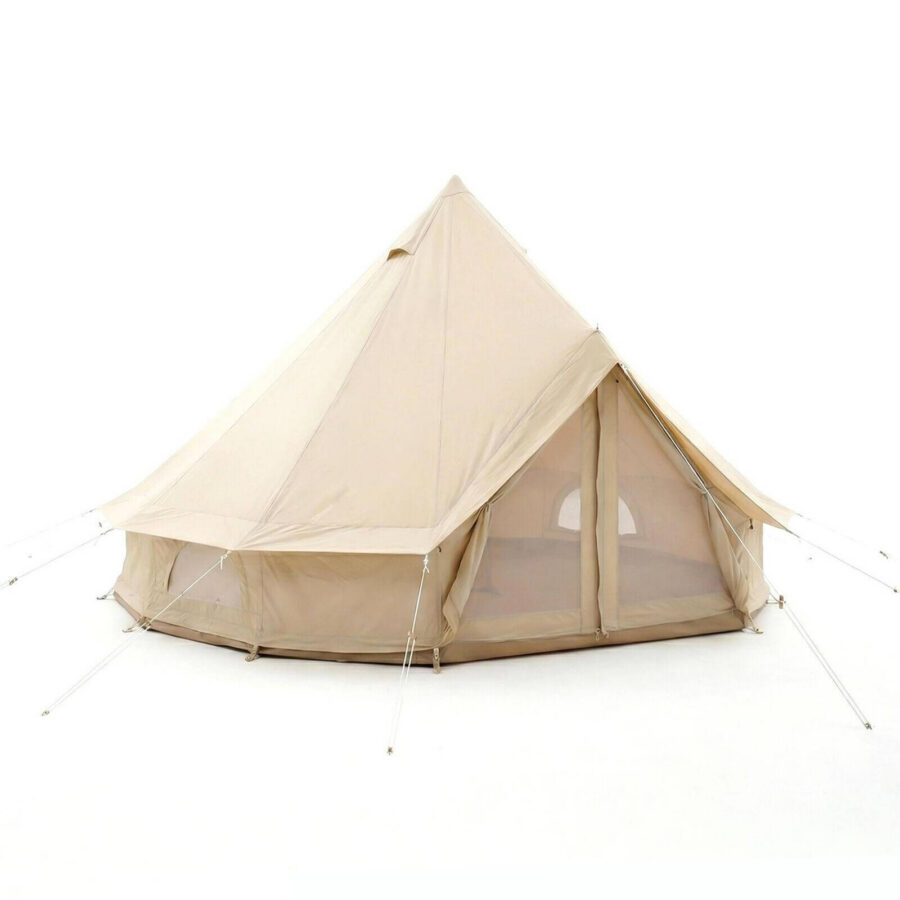 Outdoor360 6 Person Canvas Bell Tent | 4 Meter | Waterproof | Camping