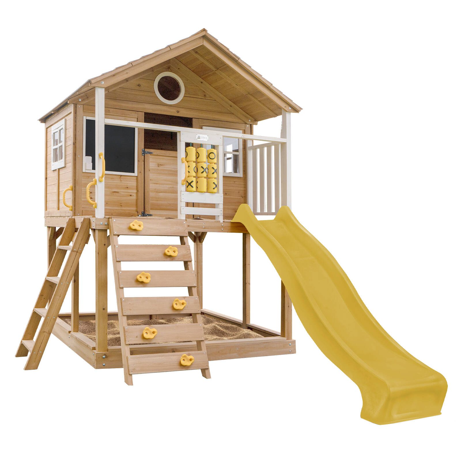 Lifespan Kids Warrigal Cubby House Play Centre With Yellow Slide