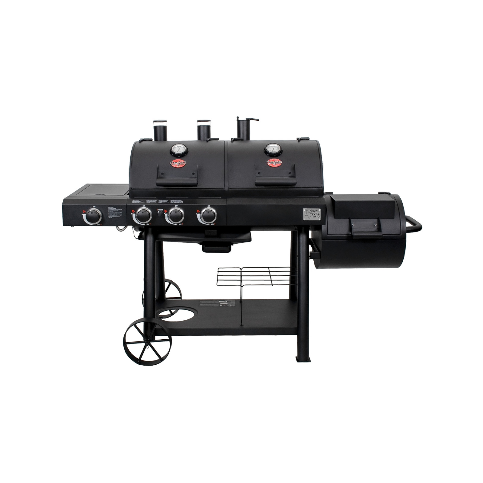 Char-Griller Texas Trio Gas And Charcoal Grill