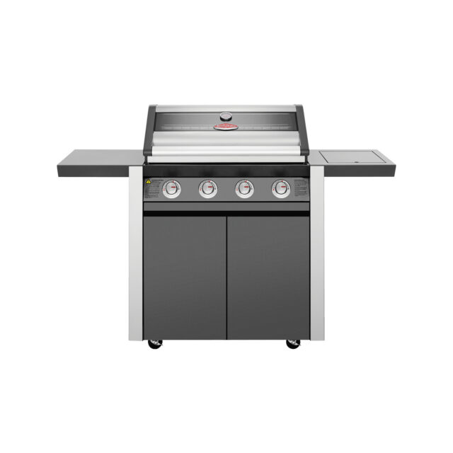 BeefEater 1600 Series 4 Burner Dark Mobile BBQ