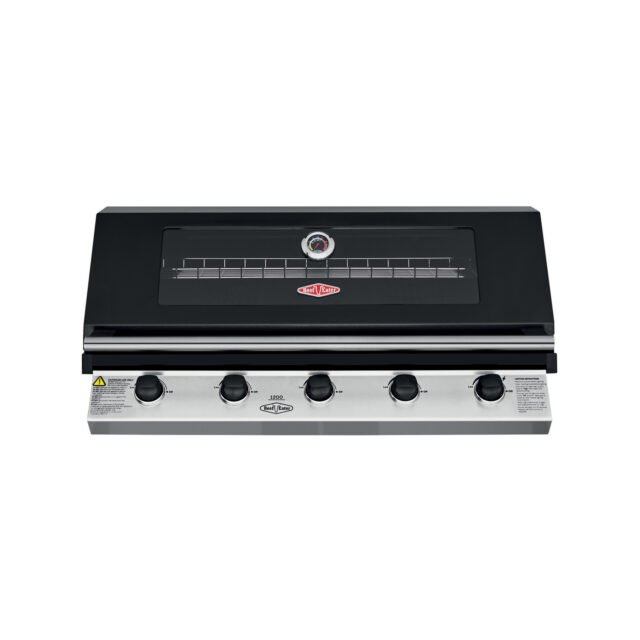BeefEater 1200 Series 5 Burner Black Built In BBQ