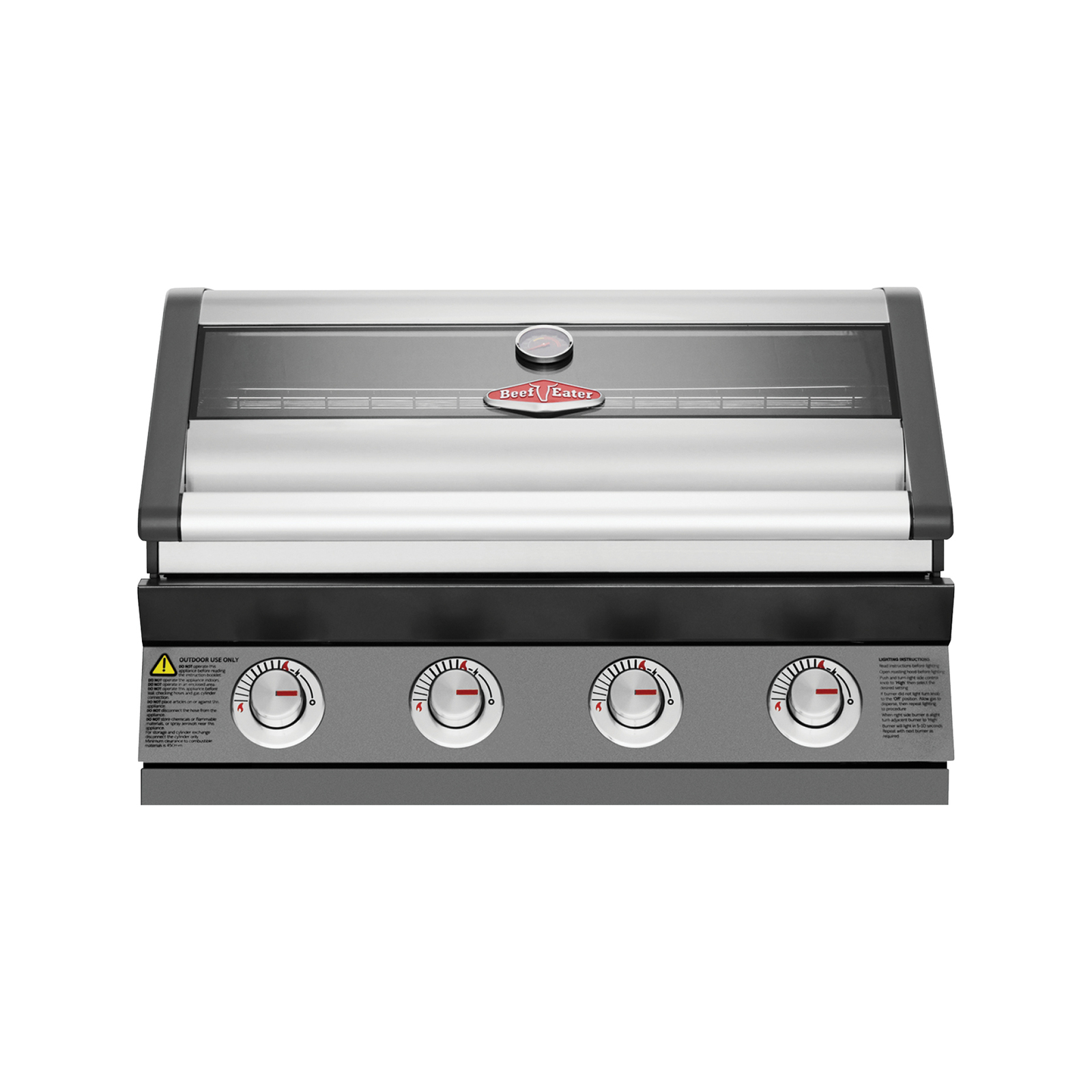 Beefeater 1600 Series 4 Burner Dark Built In BBQ