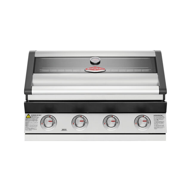 BeefEater 1600 Series 4 Burner Stainless Built In BBQ