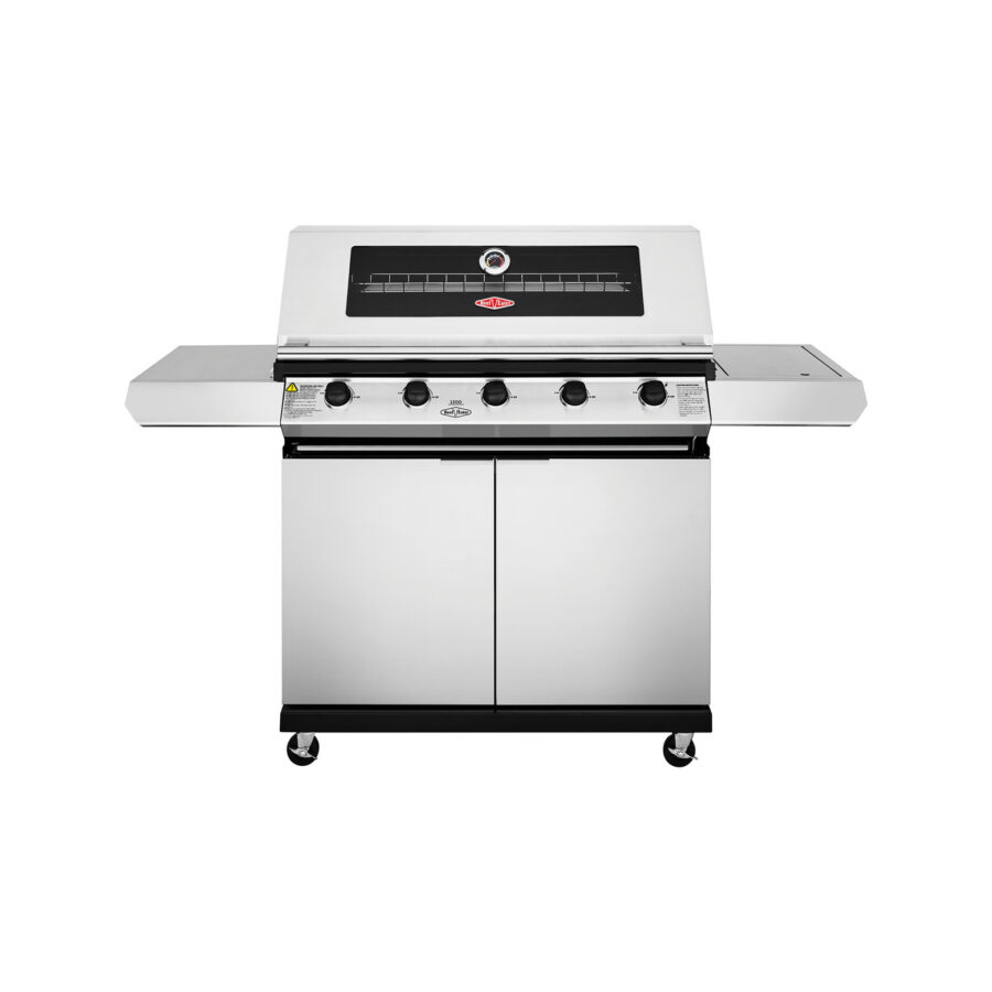 BeefEater 1200 Series 5 Burner Stainless Steel Mobile BBQ