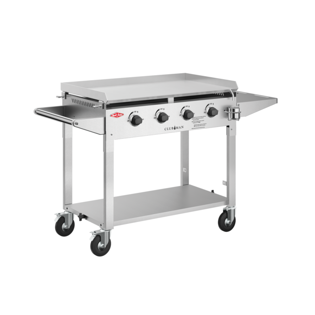 BeefEater Stainless Steel Clubman 4 Burner BBQ And Trolley