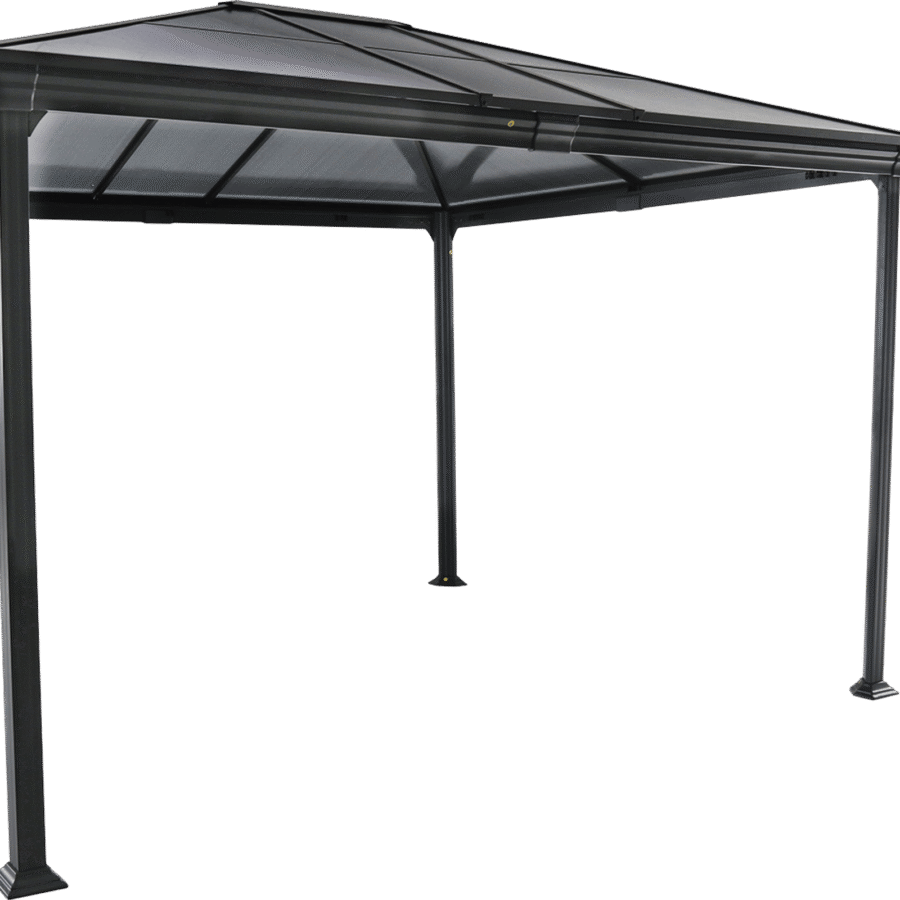 Mimosa 3 x 3.6m Charcoal Palermo Gazebo