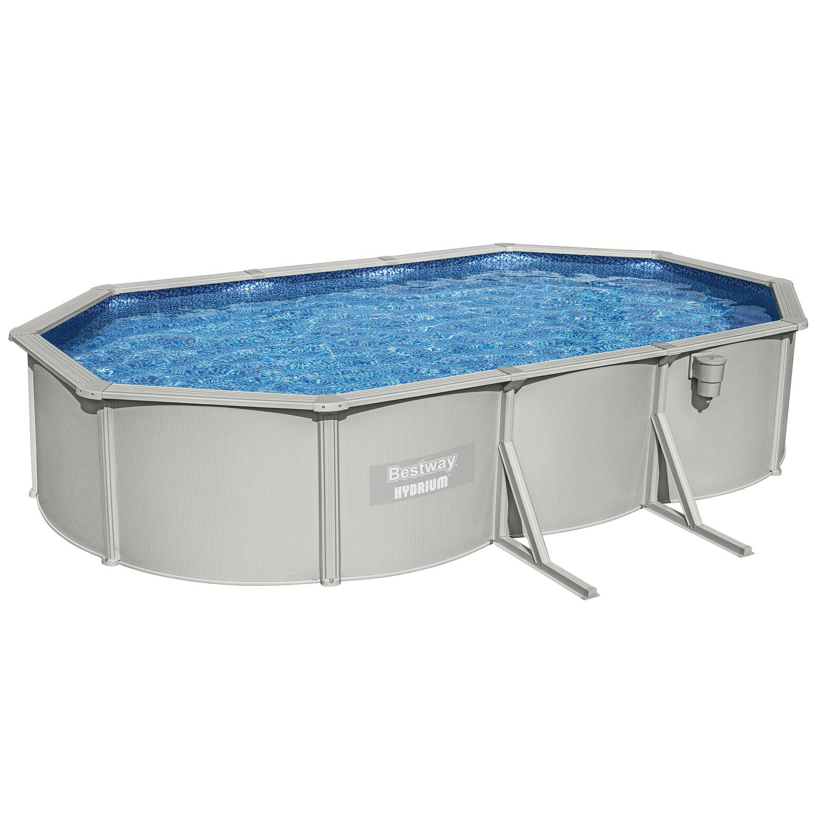 Bestway 6.10m x 3.66m x 1.22m Hydrium Oval Pool Set