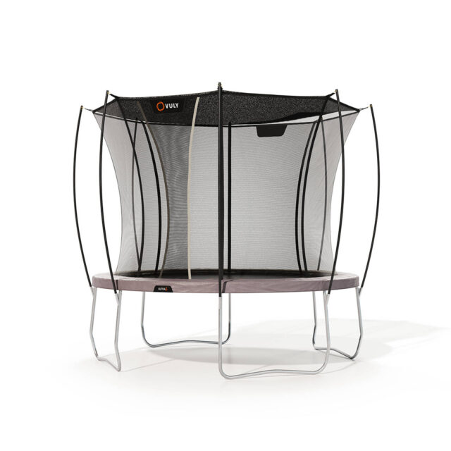 VULY Ultra 2 Medium 11ft Trampoline with Enclosure - Round Kids Trampolines Bundle With Shade Cover