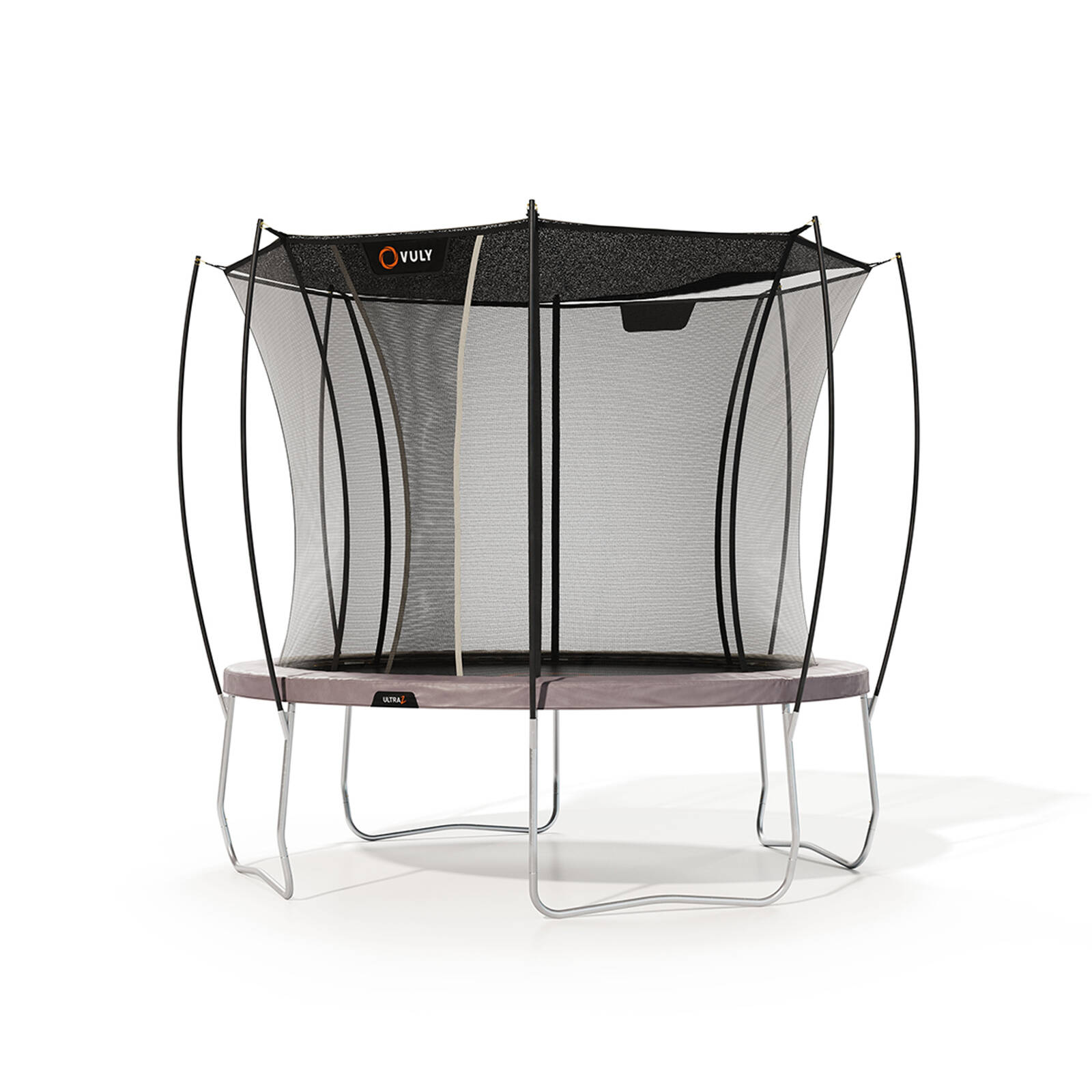 VULY Ultra 2 Medium 11ft Trampoline with Enclosure - Round Kids Trampolines Bundle With Shade Cover