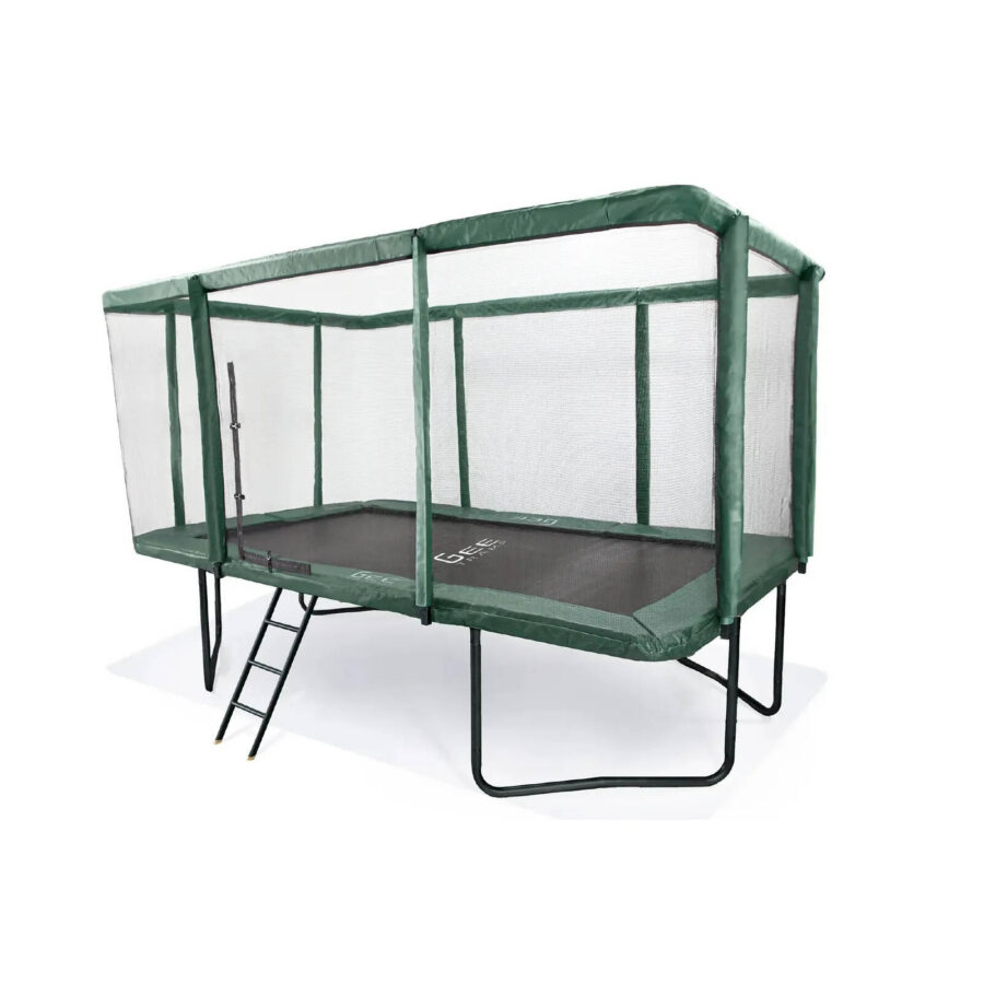 Geetramp Force 9ft X 14ft Rectangle Trampoline - Black Edition - Standard