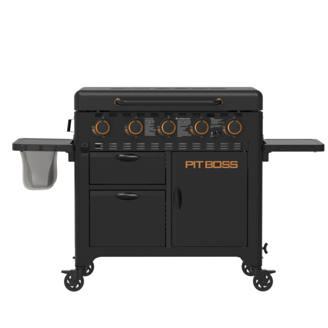 Pit Boss 5 Burner Ultimate Onyx Gas Griddle with Cover