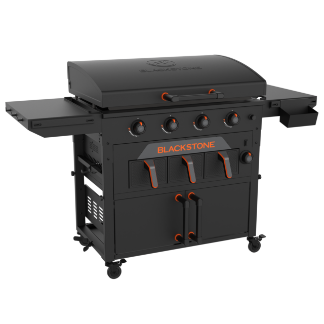 Blackstone 36 Inch 4 Burner Griddle With Dual Electric Air Fryer & Cover