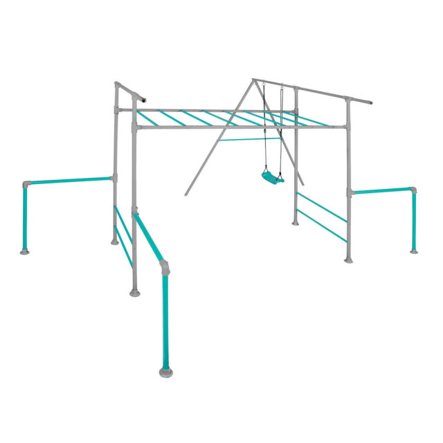 Swing Slide Climb Ninja Jungle Gym