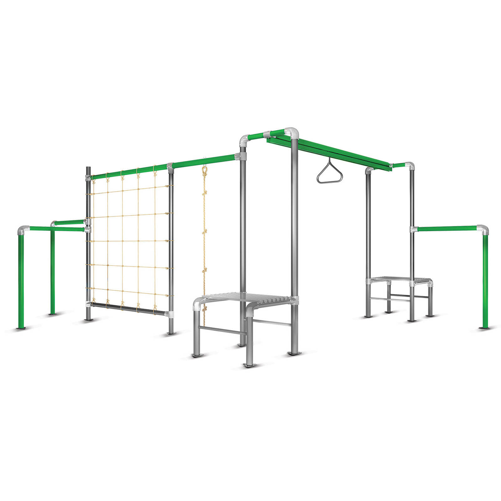 Lifespan Kids Junior Jungle Monsoon - Flying Fox with Climbing Net & Rope