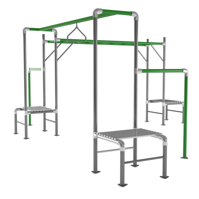 Lifespan Kids Junior Jungle Junior Jungle Tarzan Monkey Bar with Flying Fox