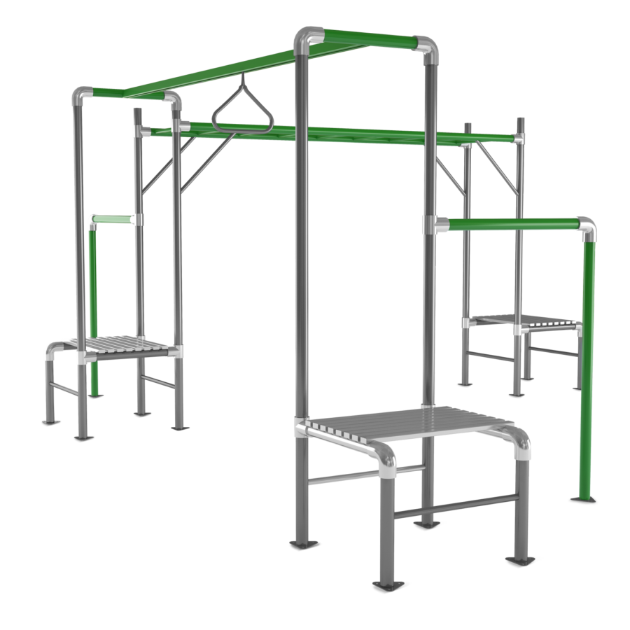 Lifespan Kids Junior Jungle Junior Jungle Tarzan Monkey Bar with Flying Fox