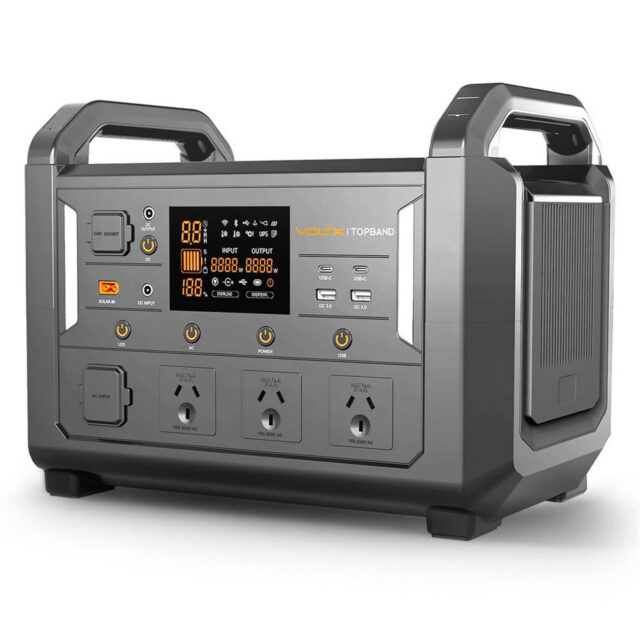 VoltX 1200W Portable Power Station 1152Wh LiFePO4 – Long Runtime Solar Generator for Camping & Home Backup