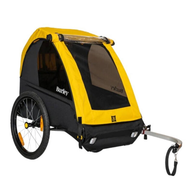 Burley Bee Double Trailer Yellow