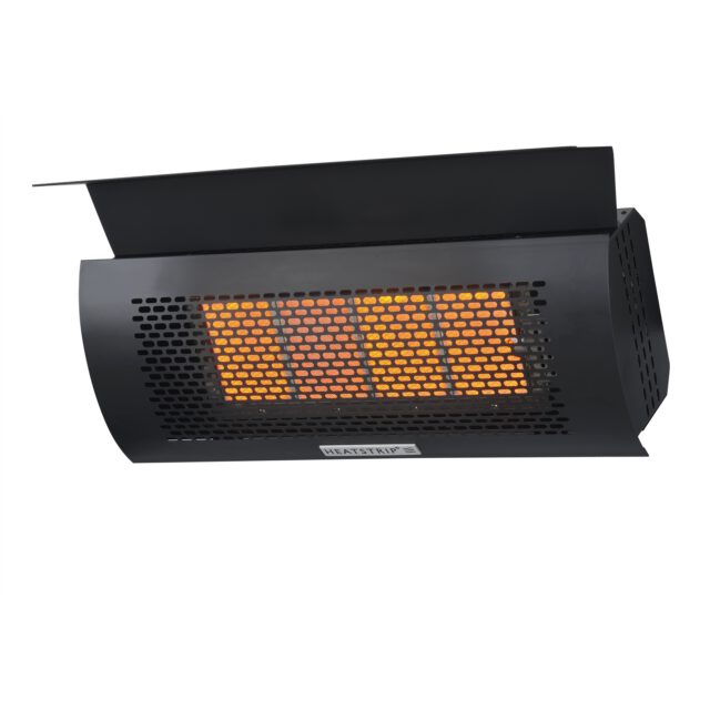 Heatstrip Black 4 Tile Natural Gas Outdoor Heater